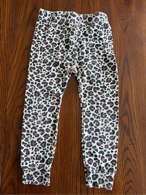 Old Navy Leopard Print Leggings - Cream, Brown, Black